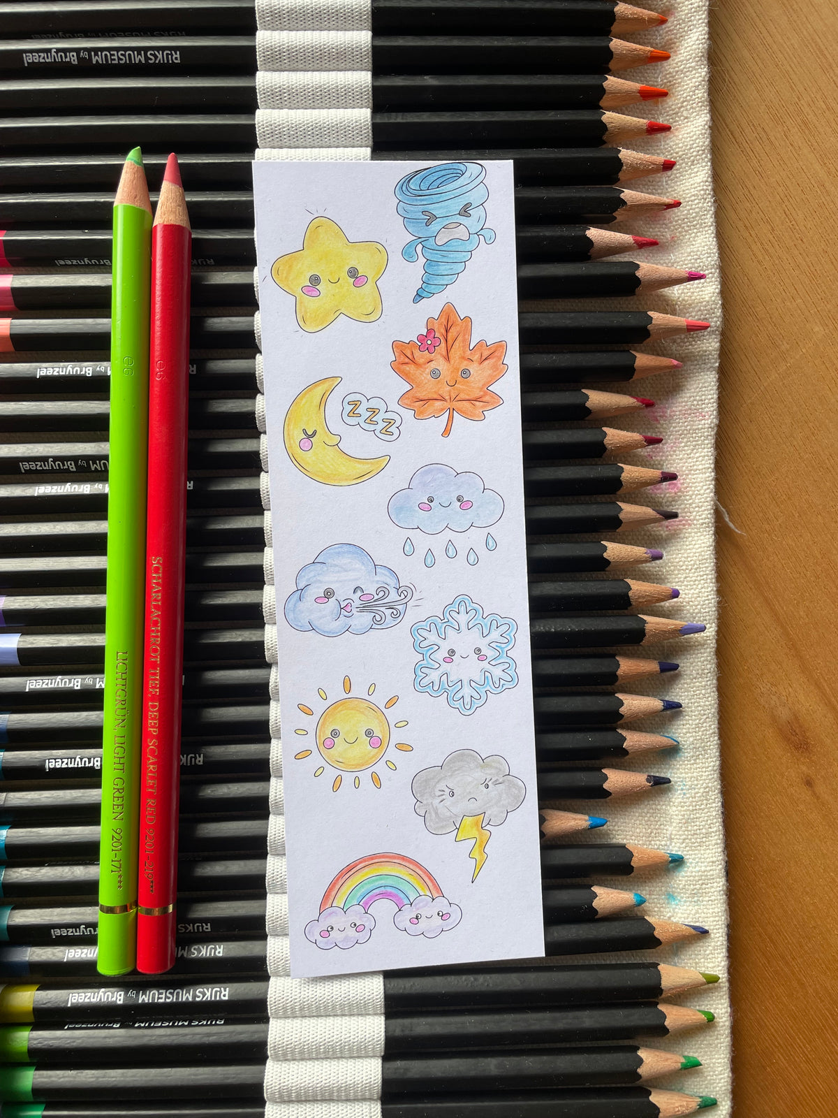 Marque-Page à Colorier - Personnages
