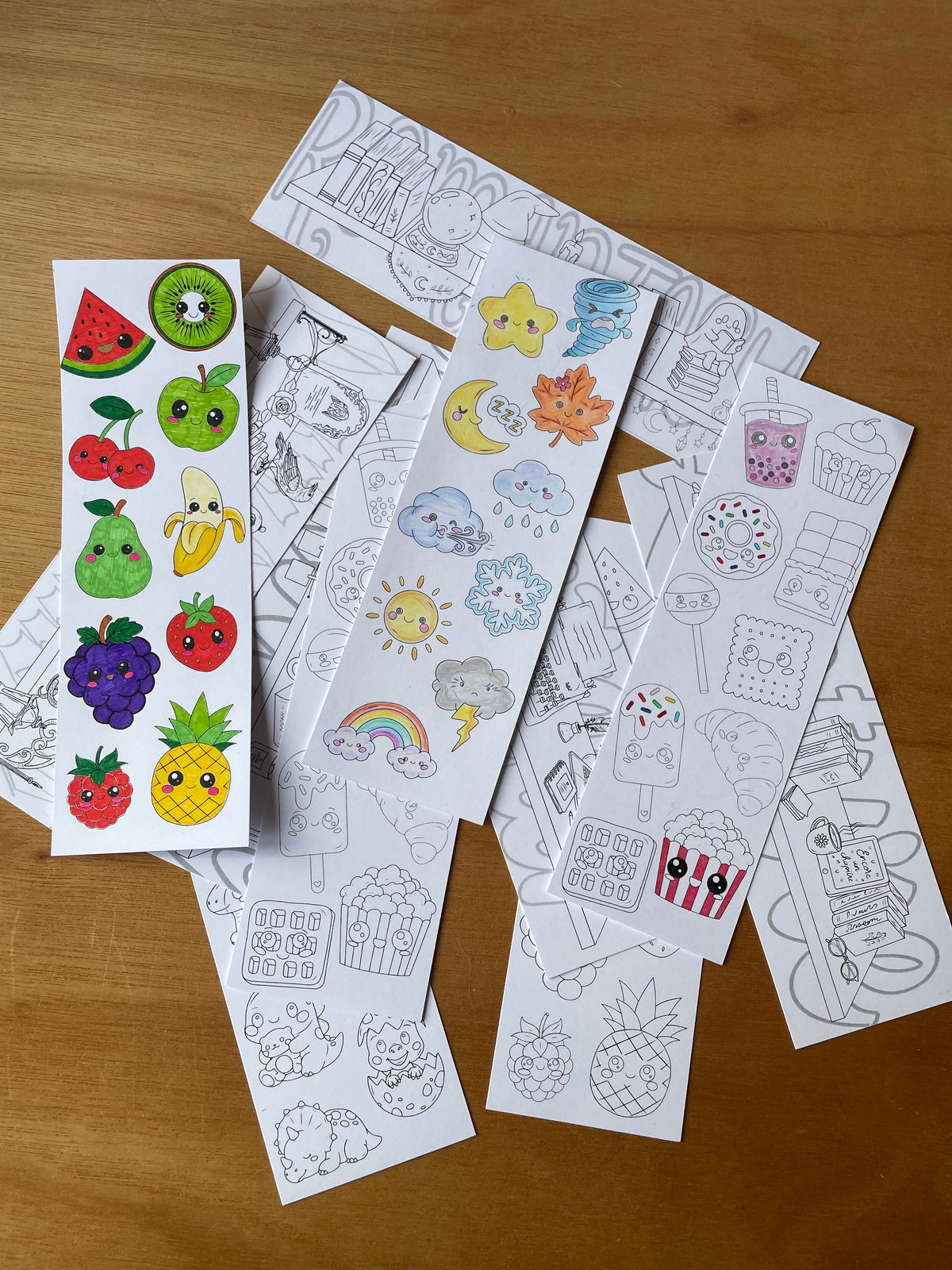 Marque-Page à Colorier - Personnages