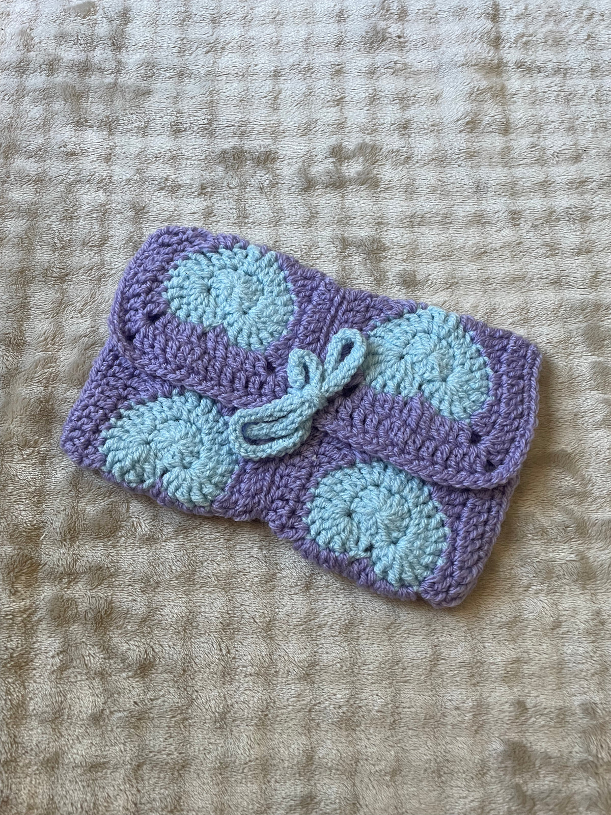 Pochette Cœur Bleu clair