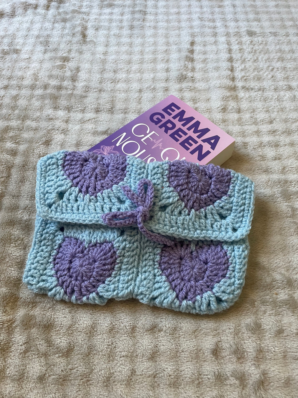 Pochette Cœur Violet