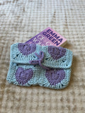 Pochette Cœur Violet