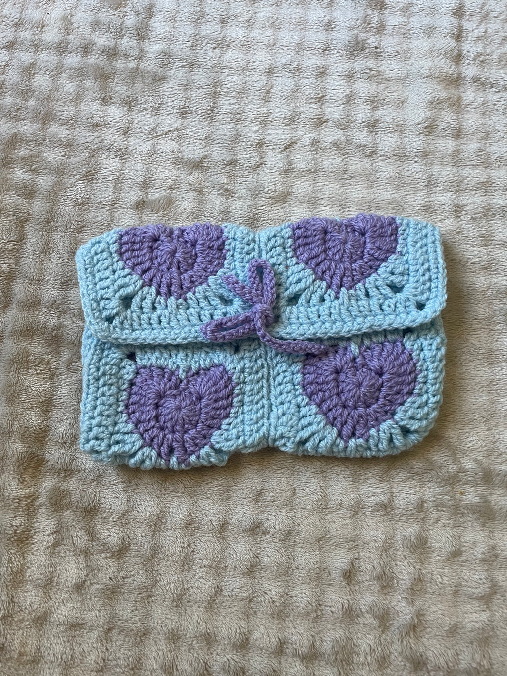 Pochette Cœur Violet