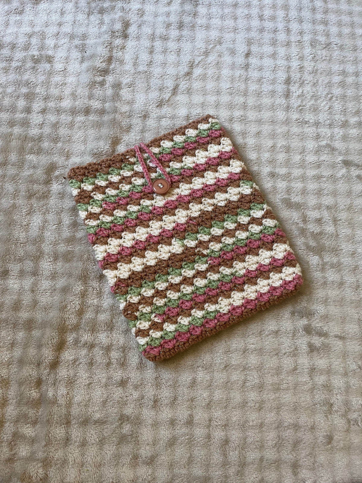 Pochette Marron & Rose