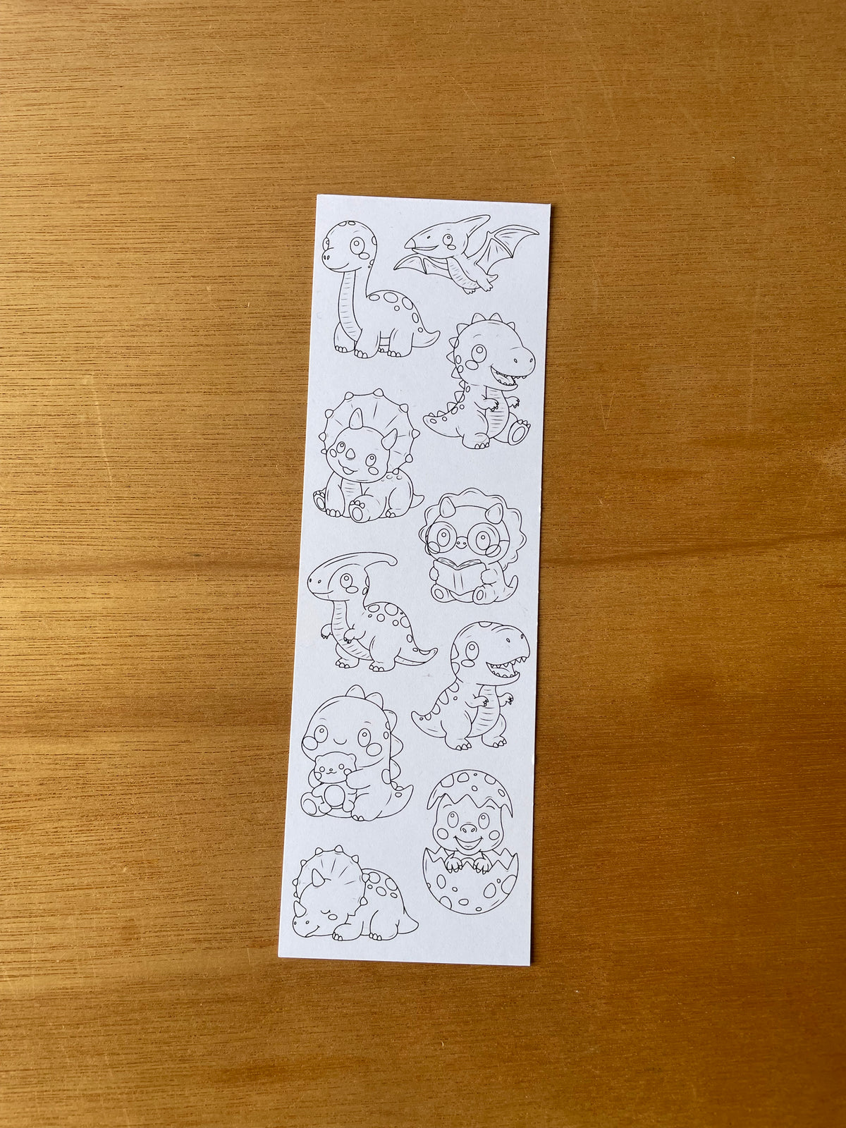 Marque-Page à Colorier - Personnages